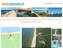 Tablet Screenshot of camp180.mierzeja.pl