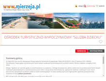 Tablet Screenshot of fundacja.mierzeja.pl
