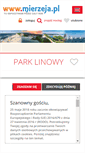 Mobile Screenshot of parklinowykrynica.mierzeja.pl