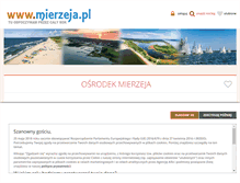 Tablet Screenshot of mierzeja.mierzeja.pl
